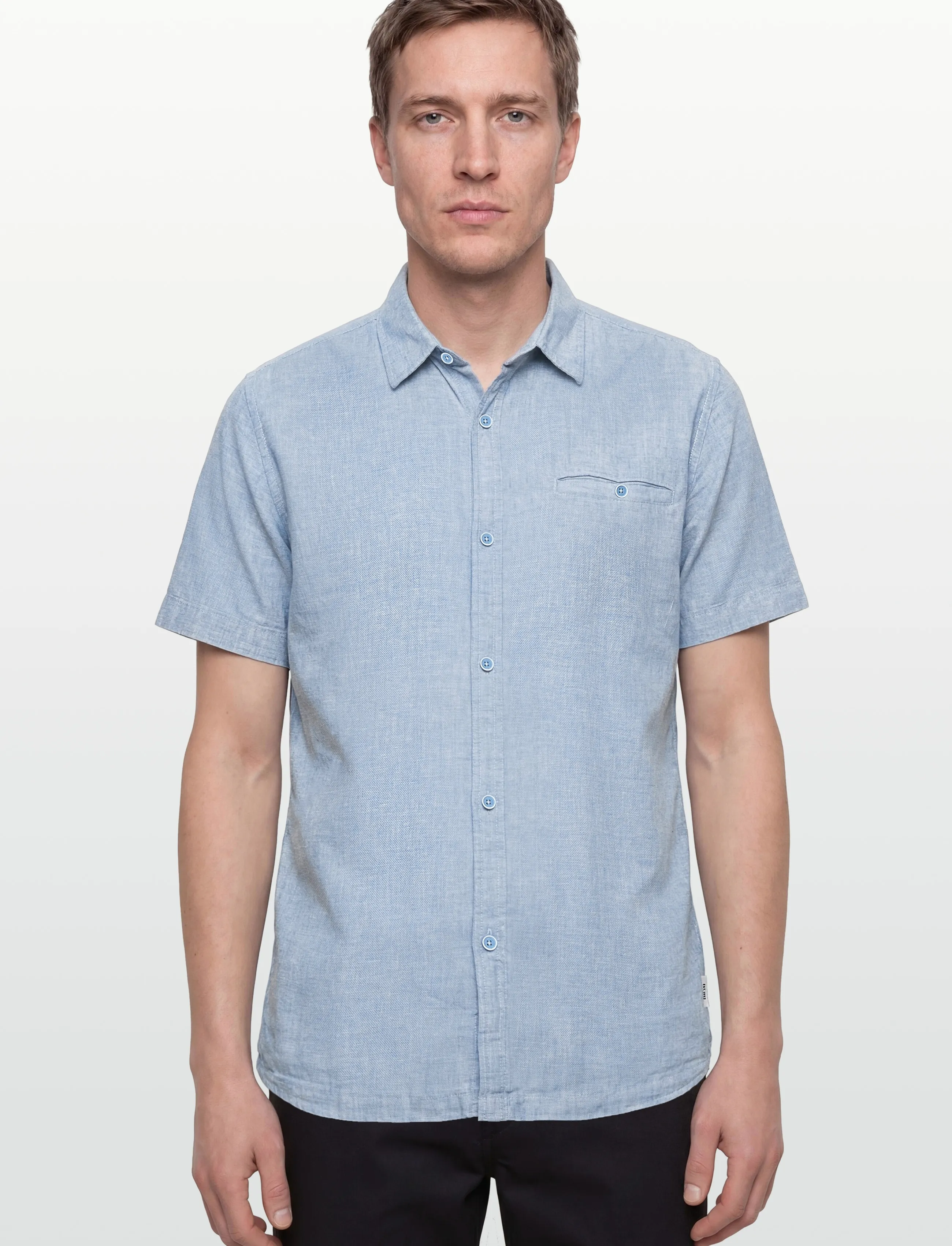 INDICODE - INTrope Shirt S/S - triibulised särgid - sky way - 3