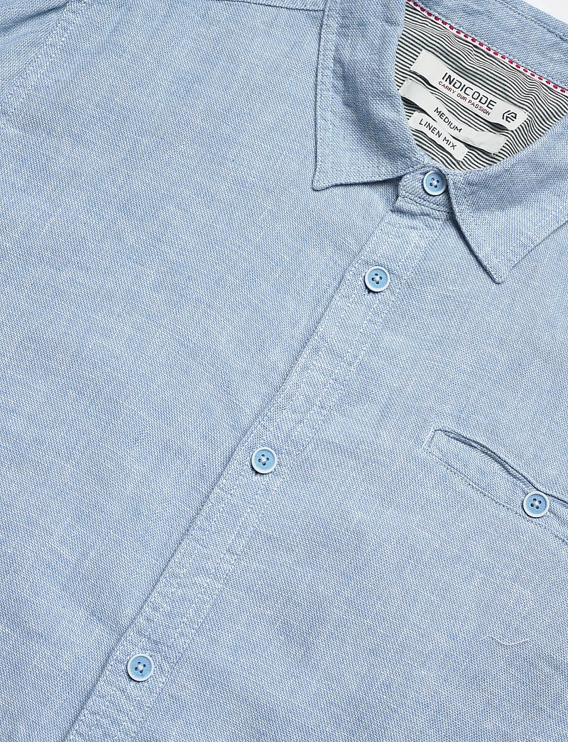 INDICODE - INTrope Shirt S/S - gestreifte hemden - sky way - 3