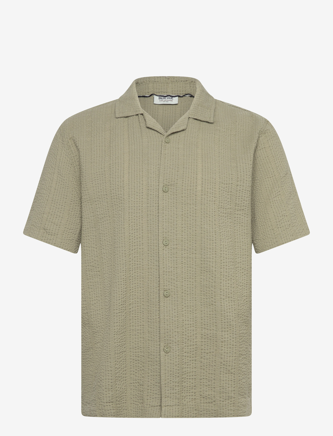 INDICODE - INWaves Shirt - kurzarmhemden - aloe - 0
