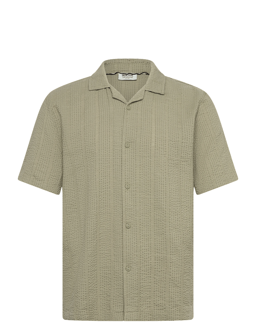 INDICODE - INWaves Shirt - kurzarmhemden - aloe - 1