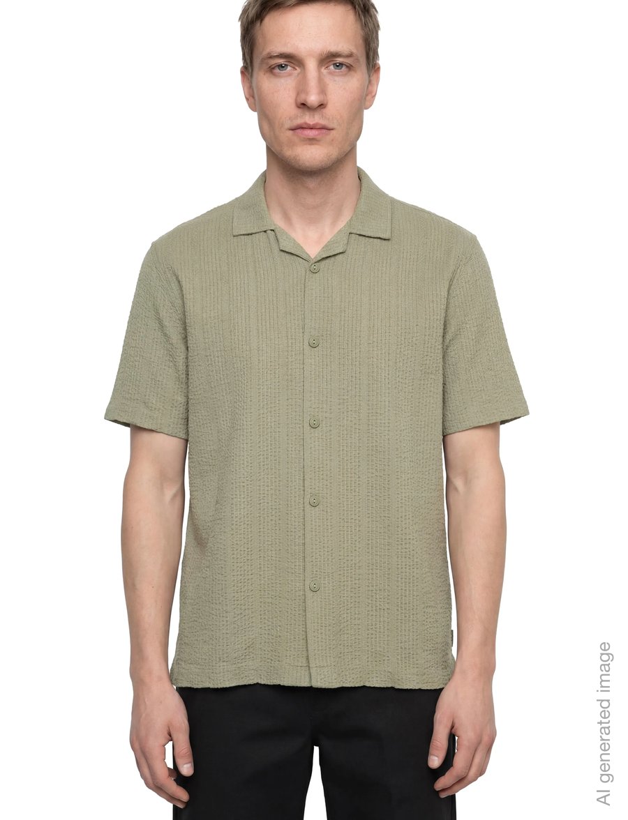 INDICODE - INWaves Shirt - kurzarmhemden - aloe - 3
