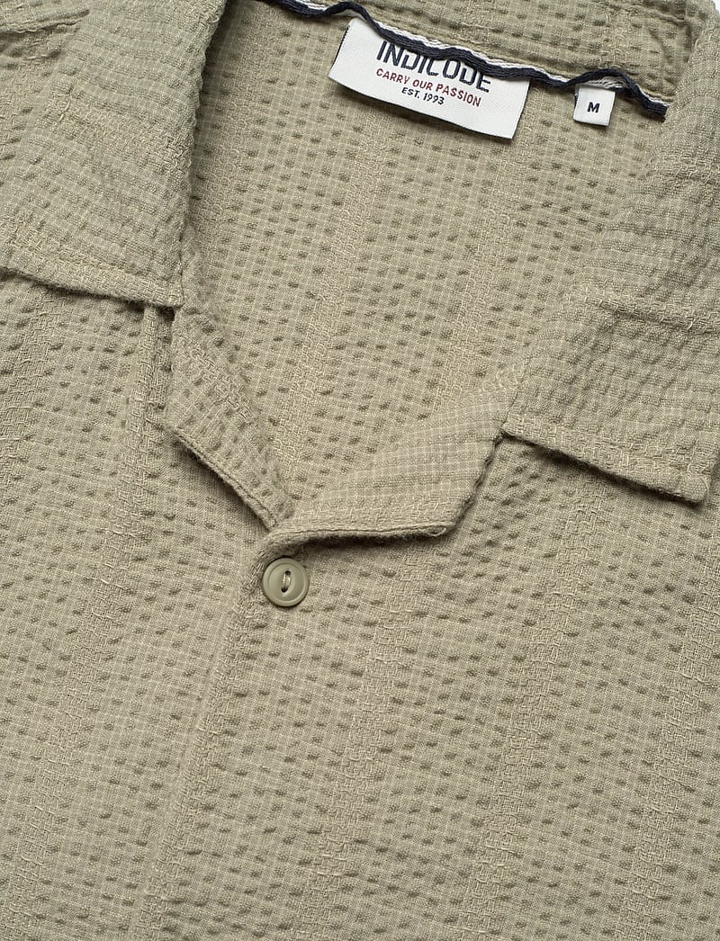 INDICODE - INWaves Shirt - kurzarmhemden - aloe - 3