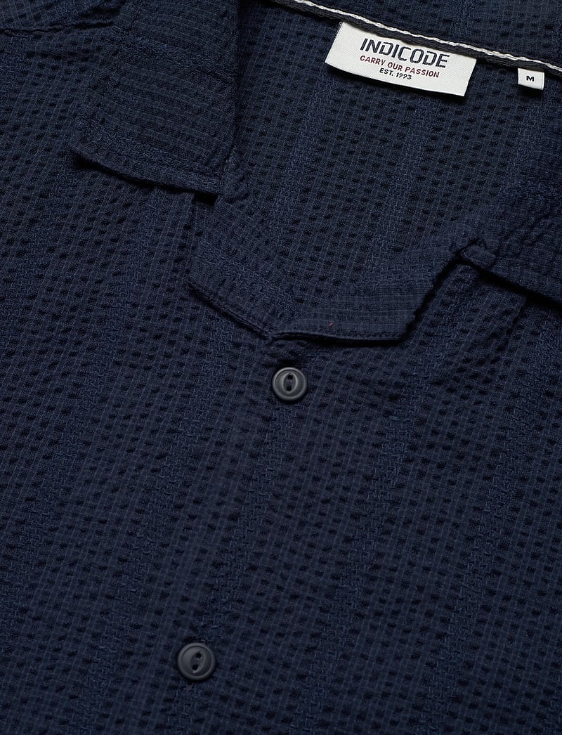 INDICODE - INWaves Shirt - kortärmade skjortor - sky captain - 3