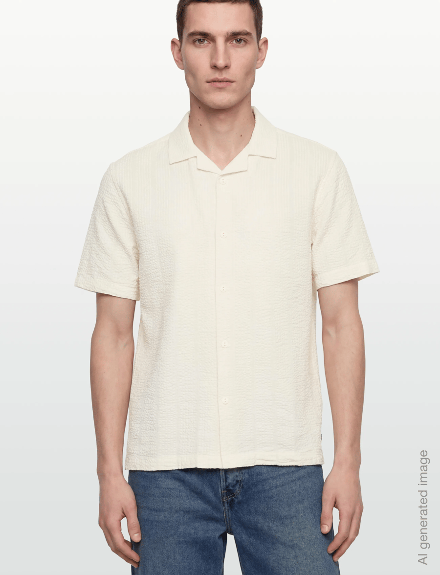 INDICODE - INWaves Shirt - kortærmede skjorter - vanilla ice - 3