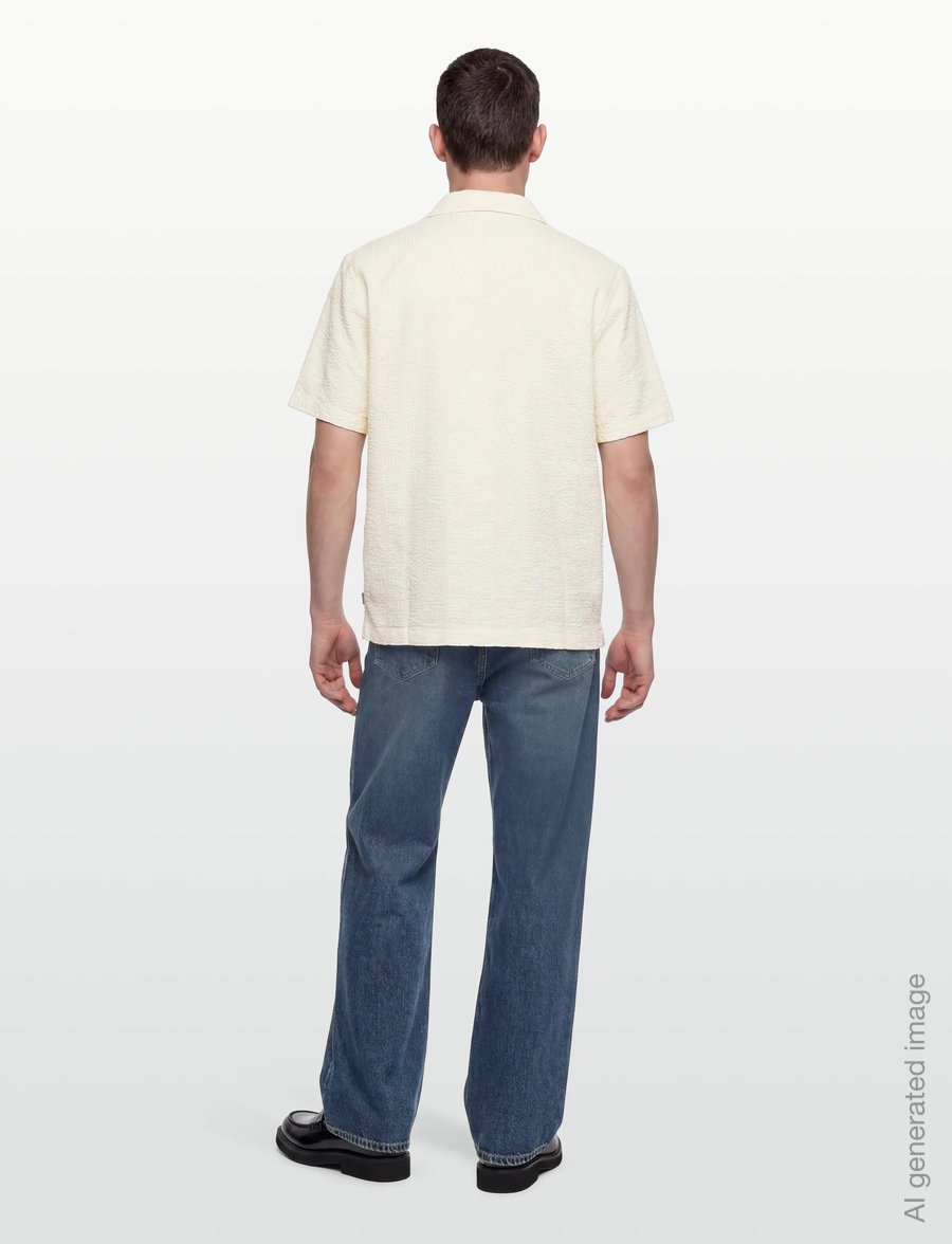INDICODE - INWaves Shirt - kortærmede skjorter - vanilla ice - 4