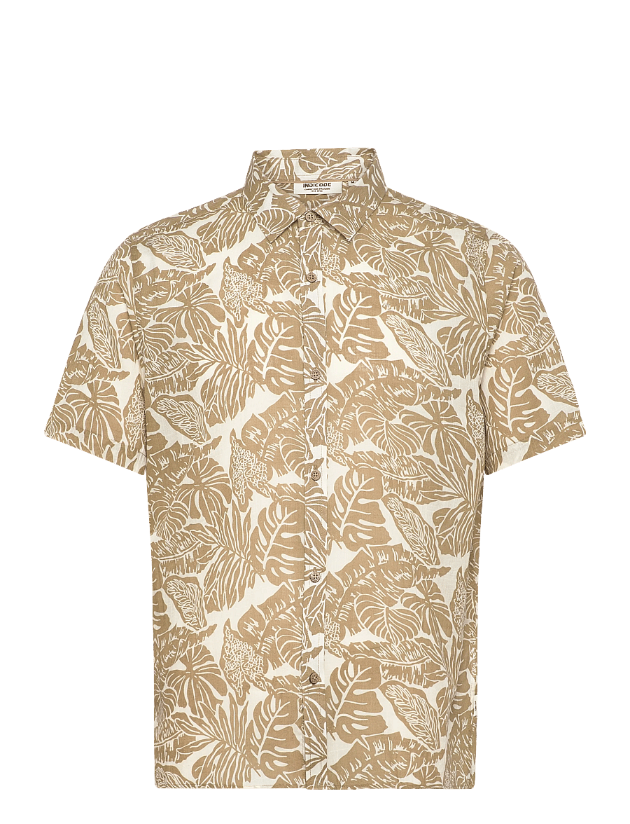 INDICODE - INMaldive - mønstrede skjorter - kelp - 1