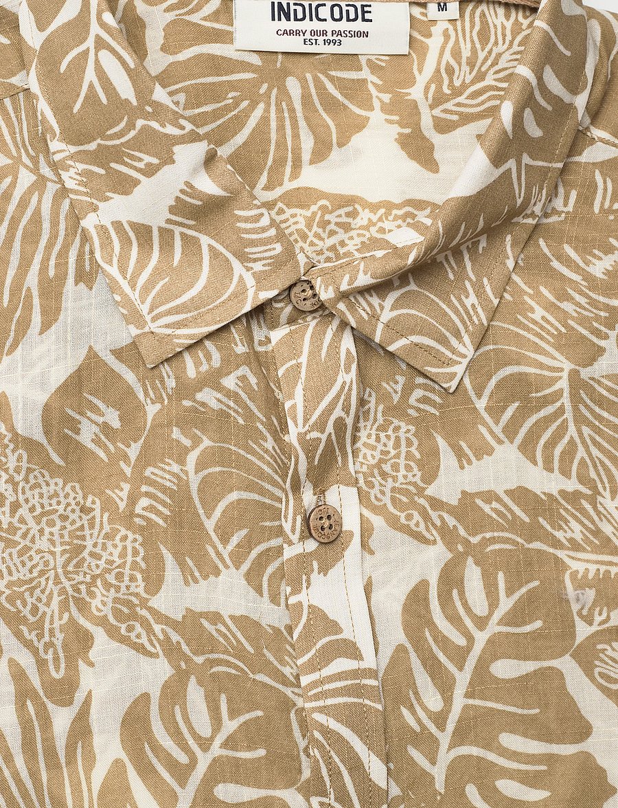 INDICODE - INMaldive - mønstrede skjorter - kelp - 5