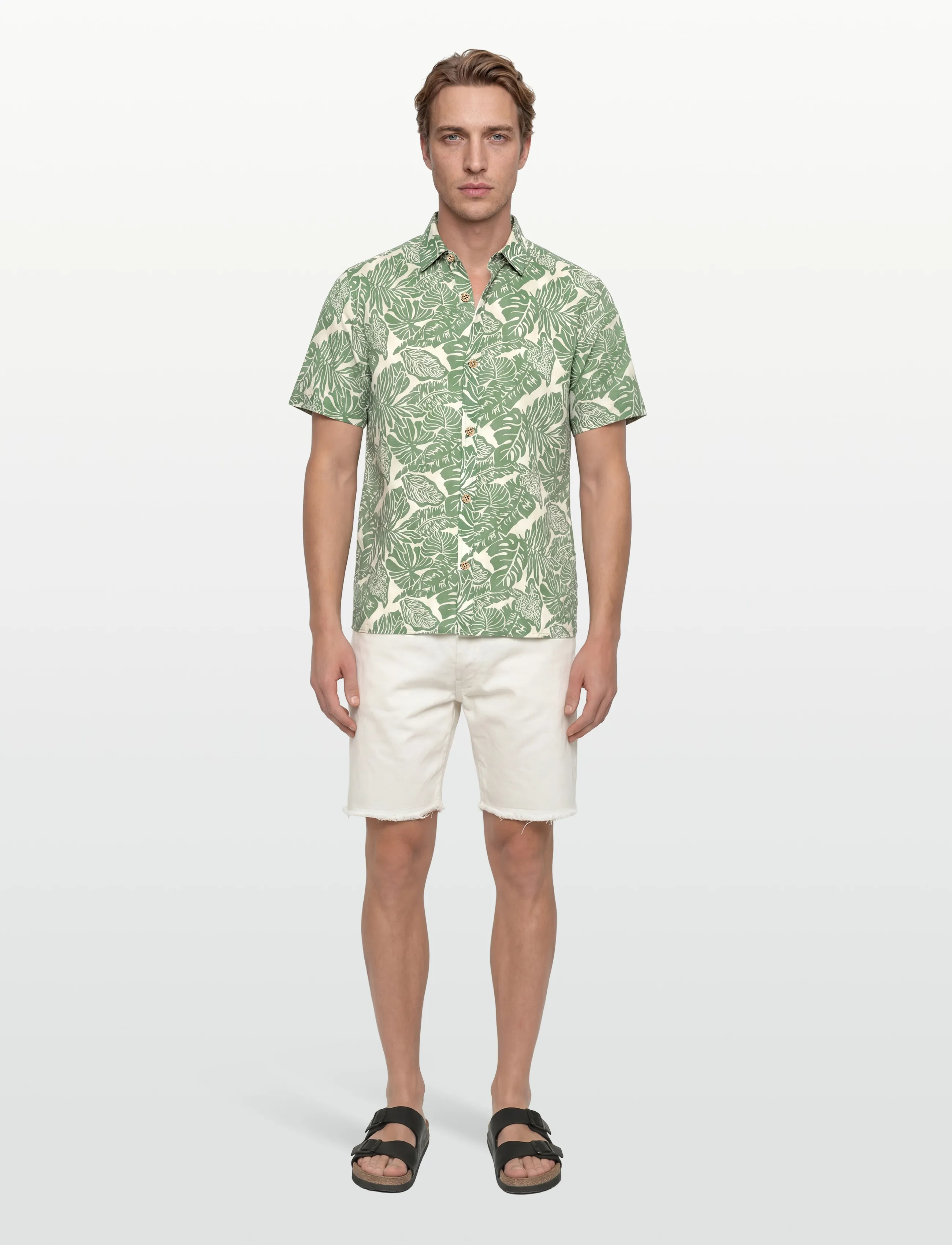INDICODE INMaldive - Skjorter - SMOKE PINE / green