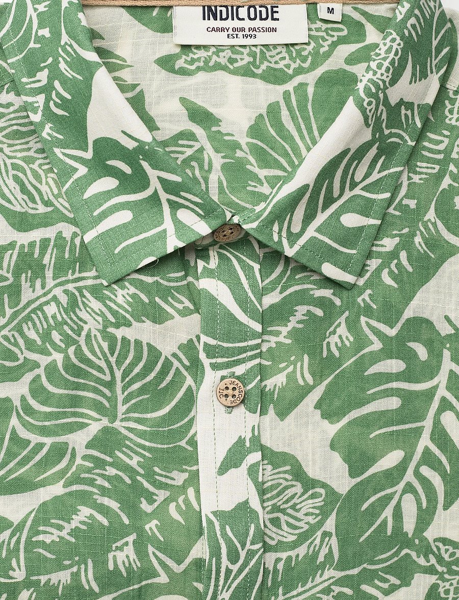 INDICODE - INMaldive - pattern shirts - smoke pine - 5
