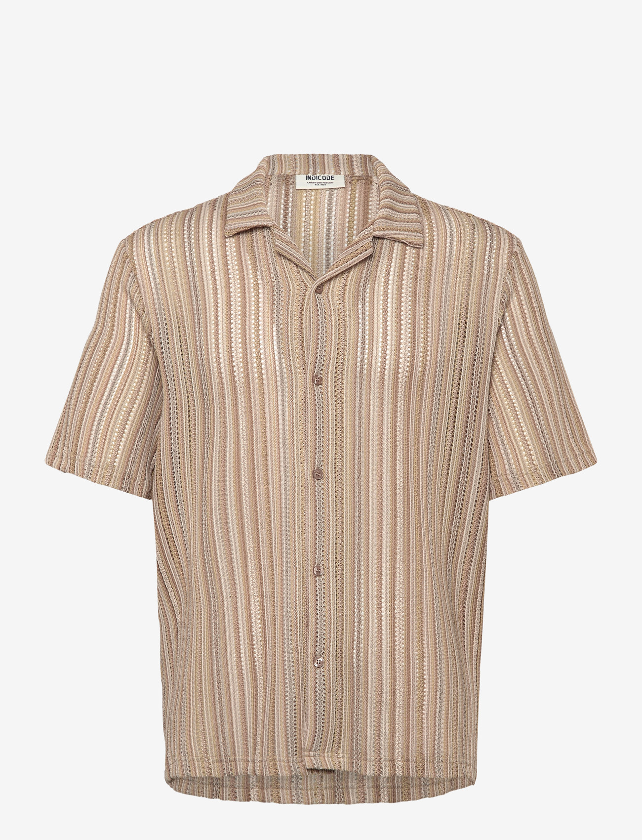 INDICODE - INPhenyl - gestreifte hemden - kelp - 0