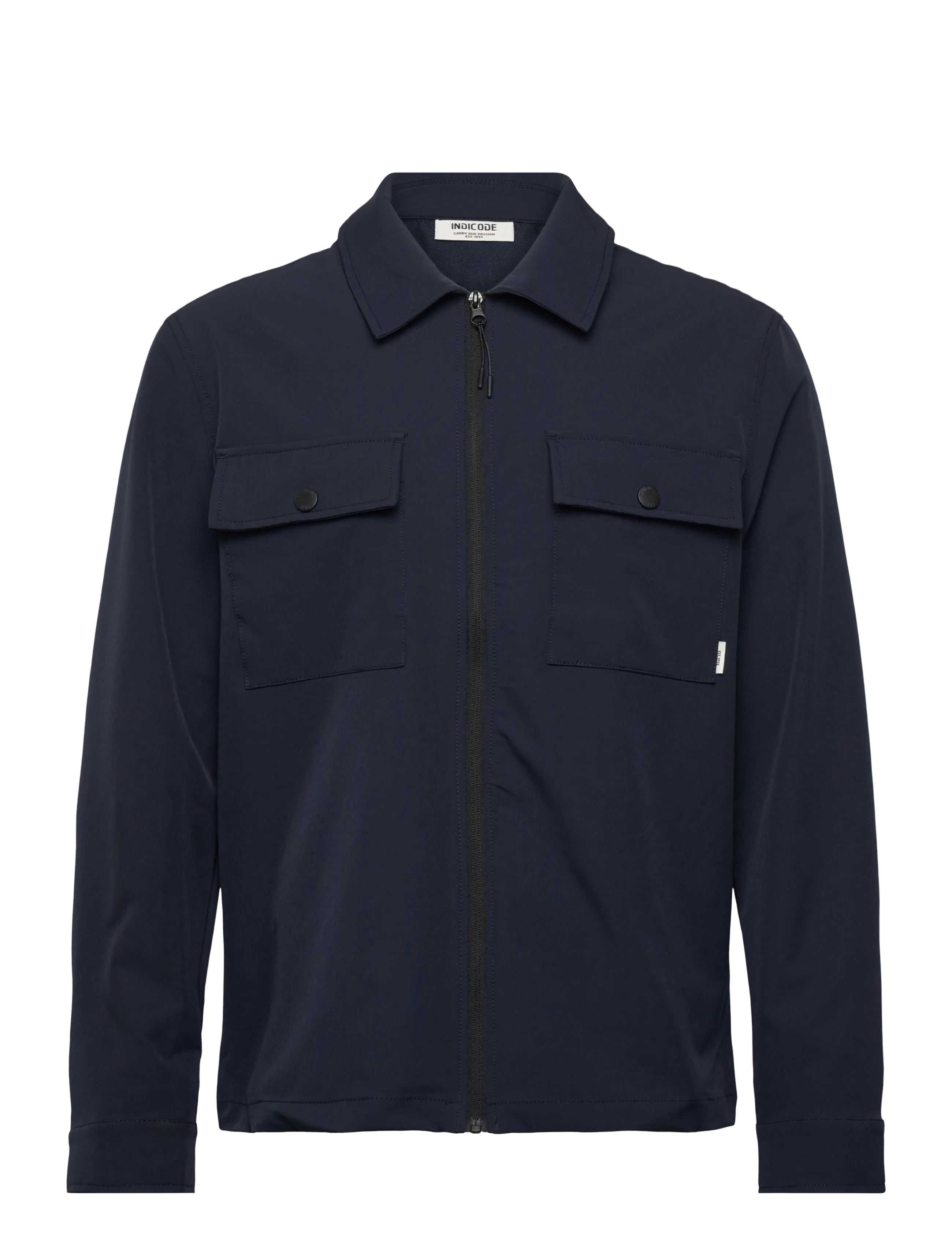 INDICODE INRomant overshirt - INDICODE - SKY CAPTAIN / navy
