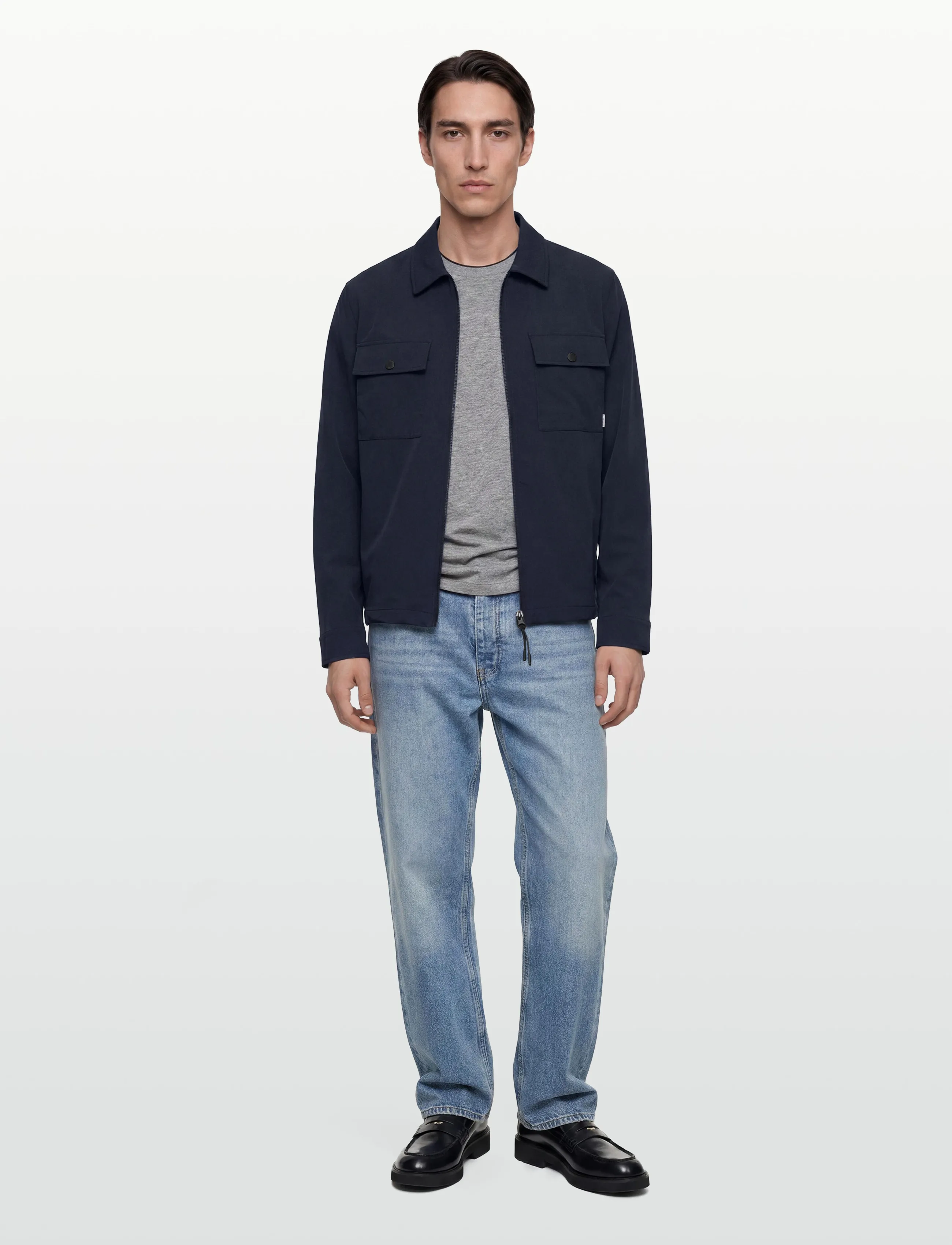 INDICODE INRomant overshirt - Jacken - SKY CAPTAIN / navy
