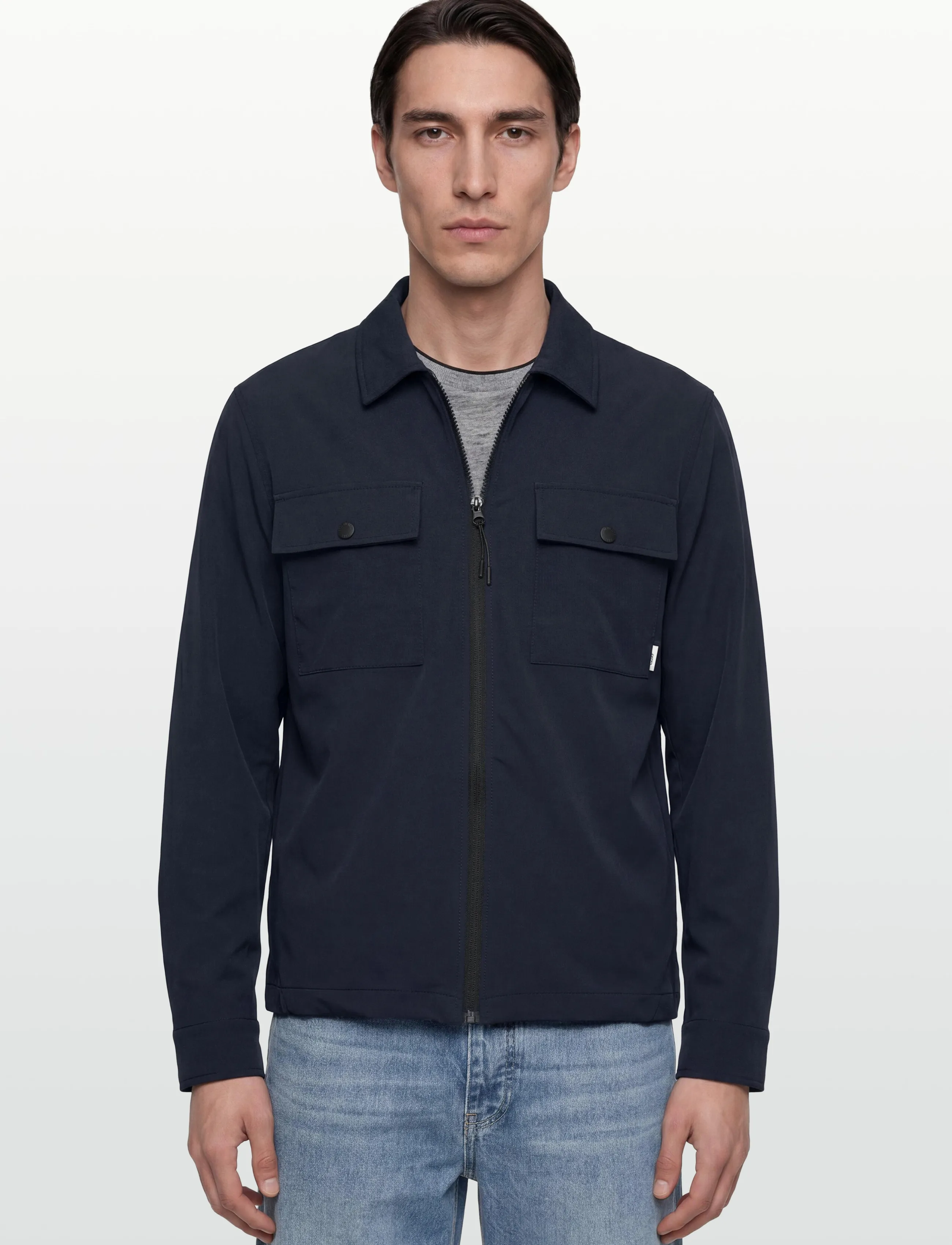 INDICODE - INRomant overshirt - spring jackets - sky captain - 3