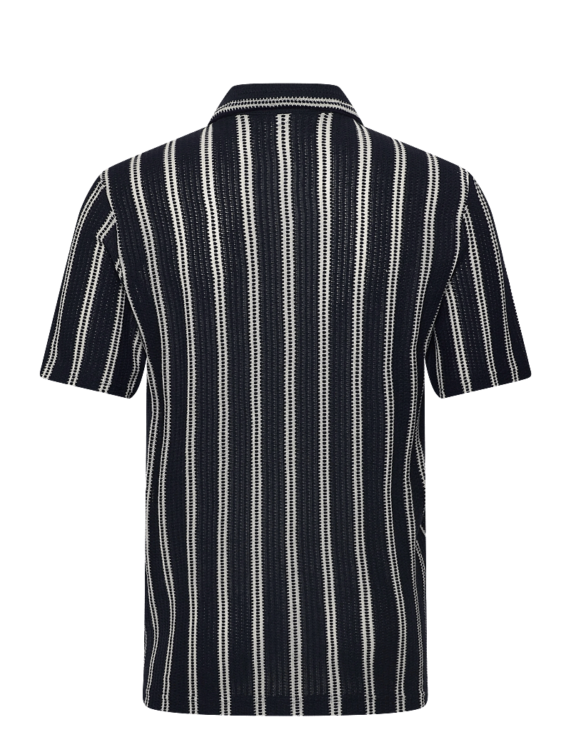 INDICODE - INOlly ss shirt - gestreifte hemden - sky captain - 1