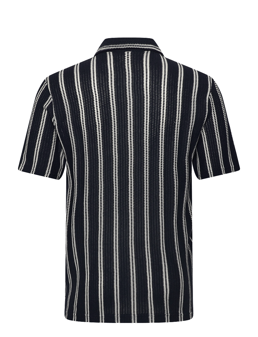 INDICODE - INOlly ss shirt - gestreifte hemden - sky captain - 2