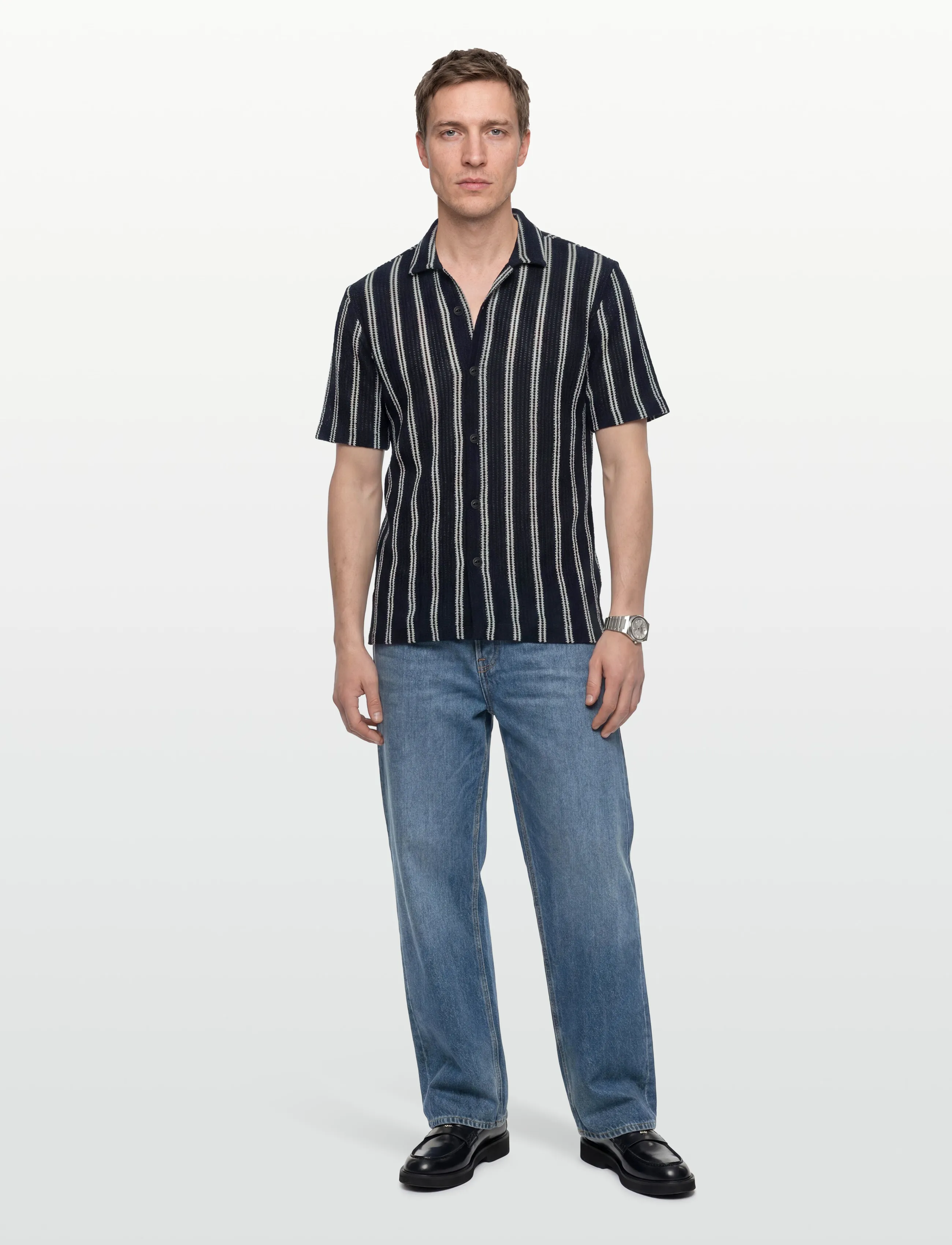 INDICODE INOlly ss shirt - Kläder - SKY CAPTAIN / navy