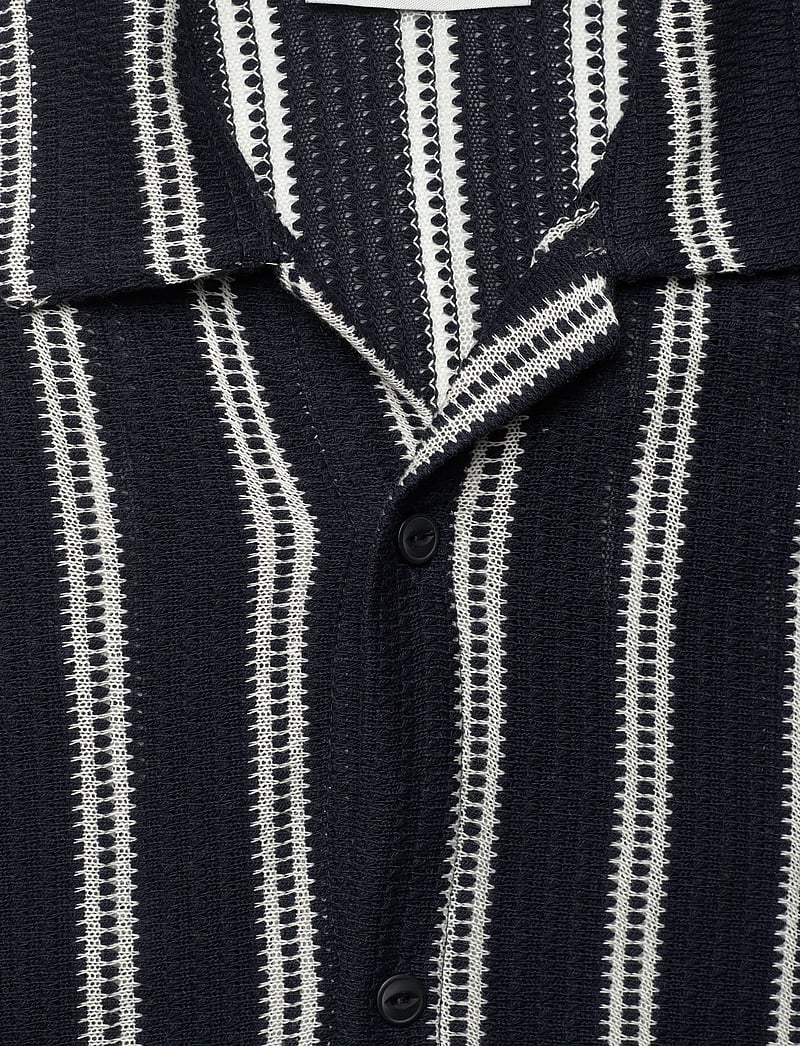 INDICODE - INOlly ss shirt - gestreifte hemden - sky captain - 2