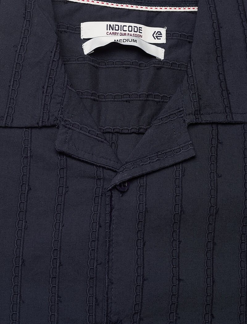 INDICODE - INCurtano - short-sleeved shirts - sky captain - 3