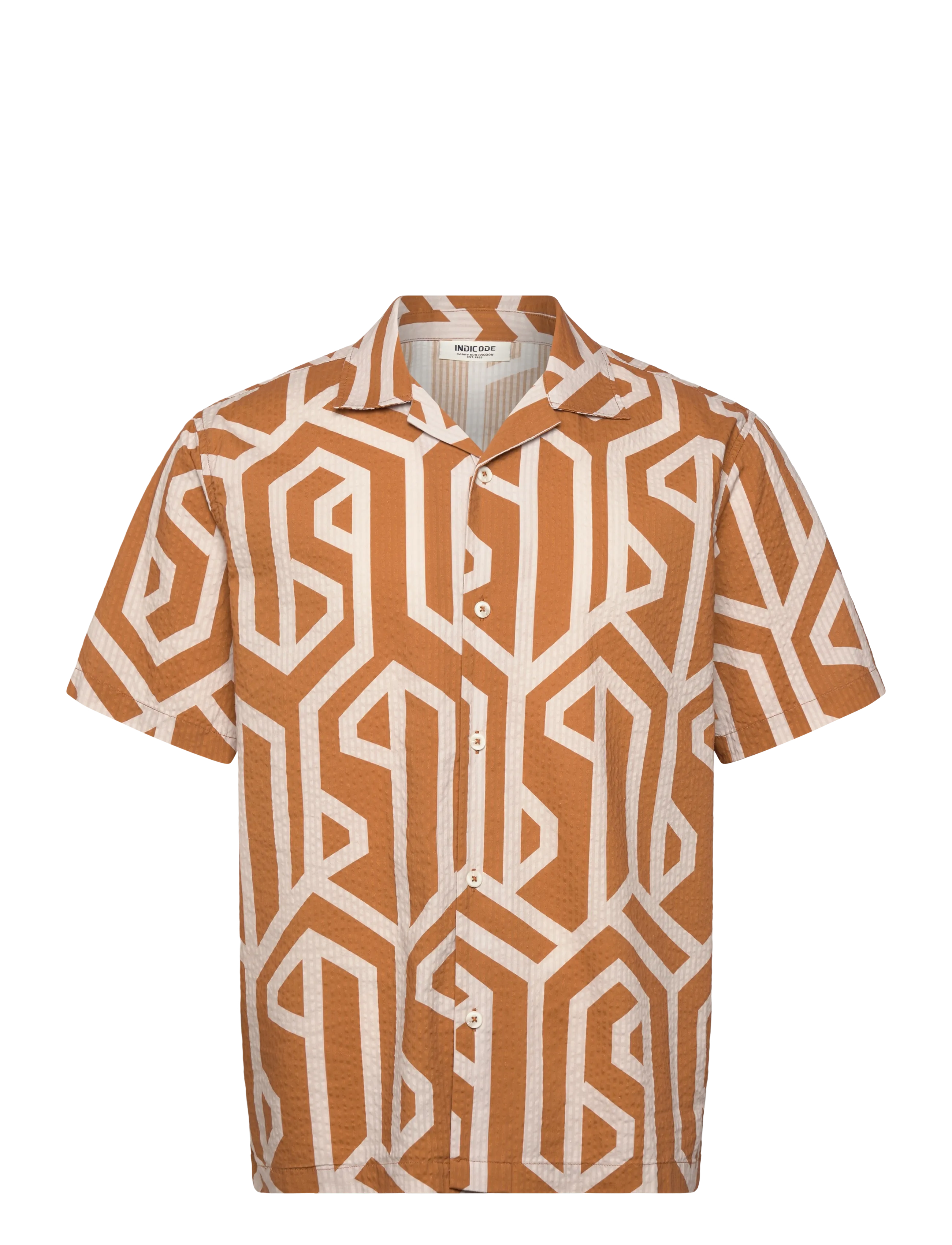 INDICODE INGraphic - Riided - CAMEL / orange