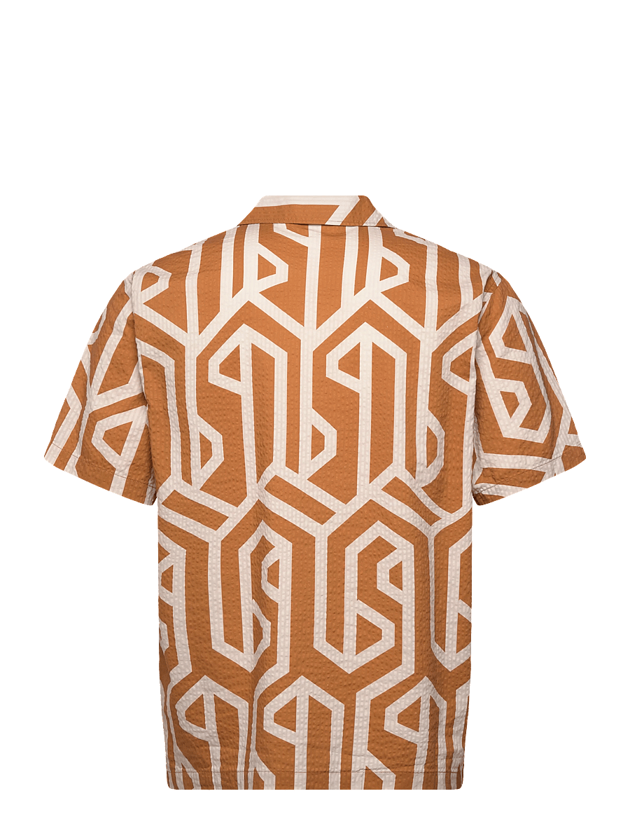 INDICODE - INGraphic - mønstrede skjorter - camel - 2