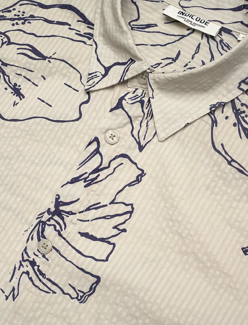 INDICODE - INGarden - hemden mit muster - stone - 3
