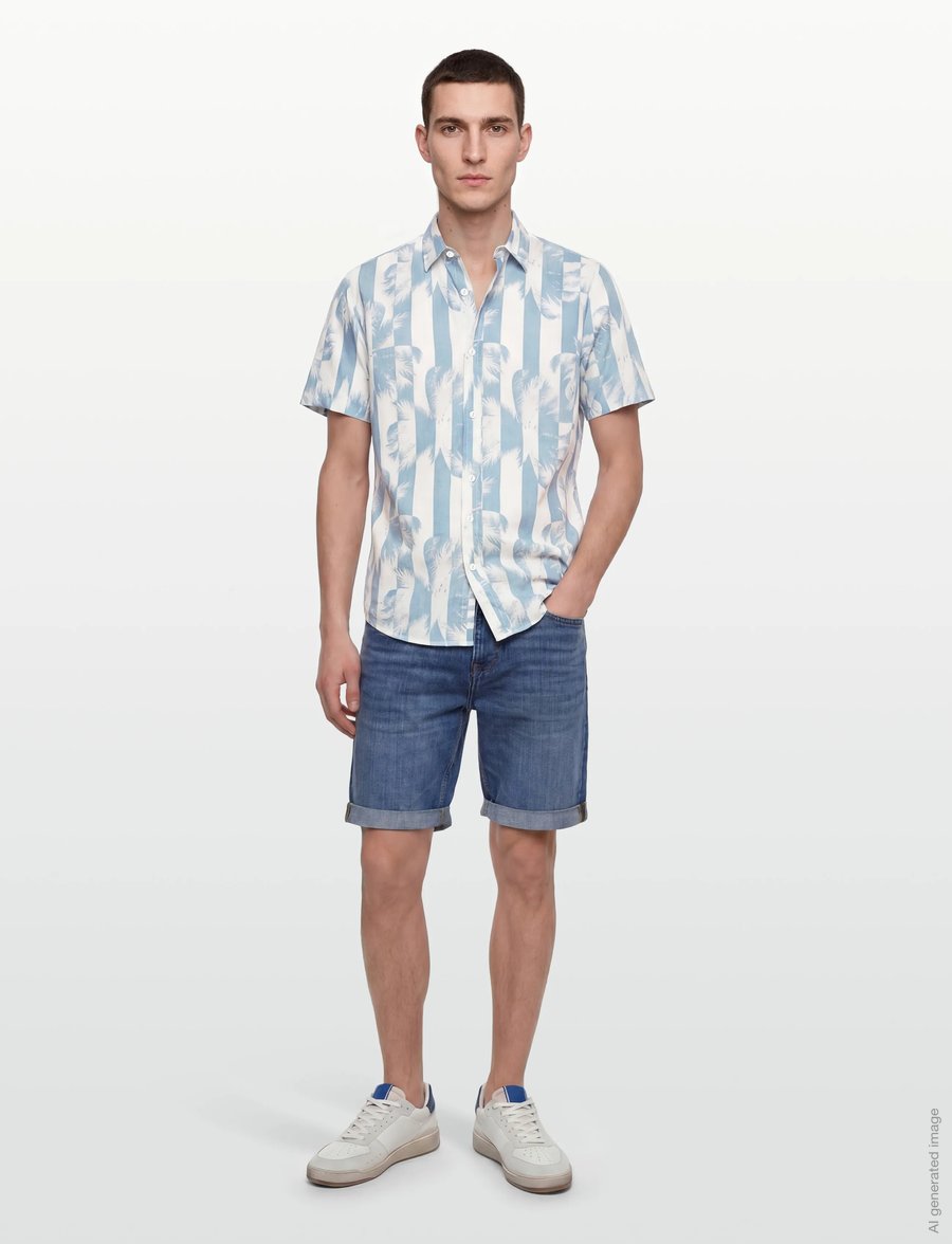 INDICODE - INBlocks - mustriga särgid - parisian blue - 0