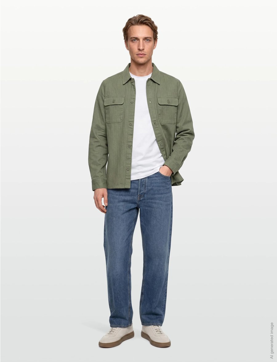 INDICODE - INBemol shirt - oxford-skjortor - sea spray - 0