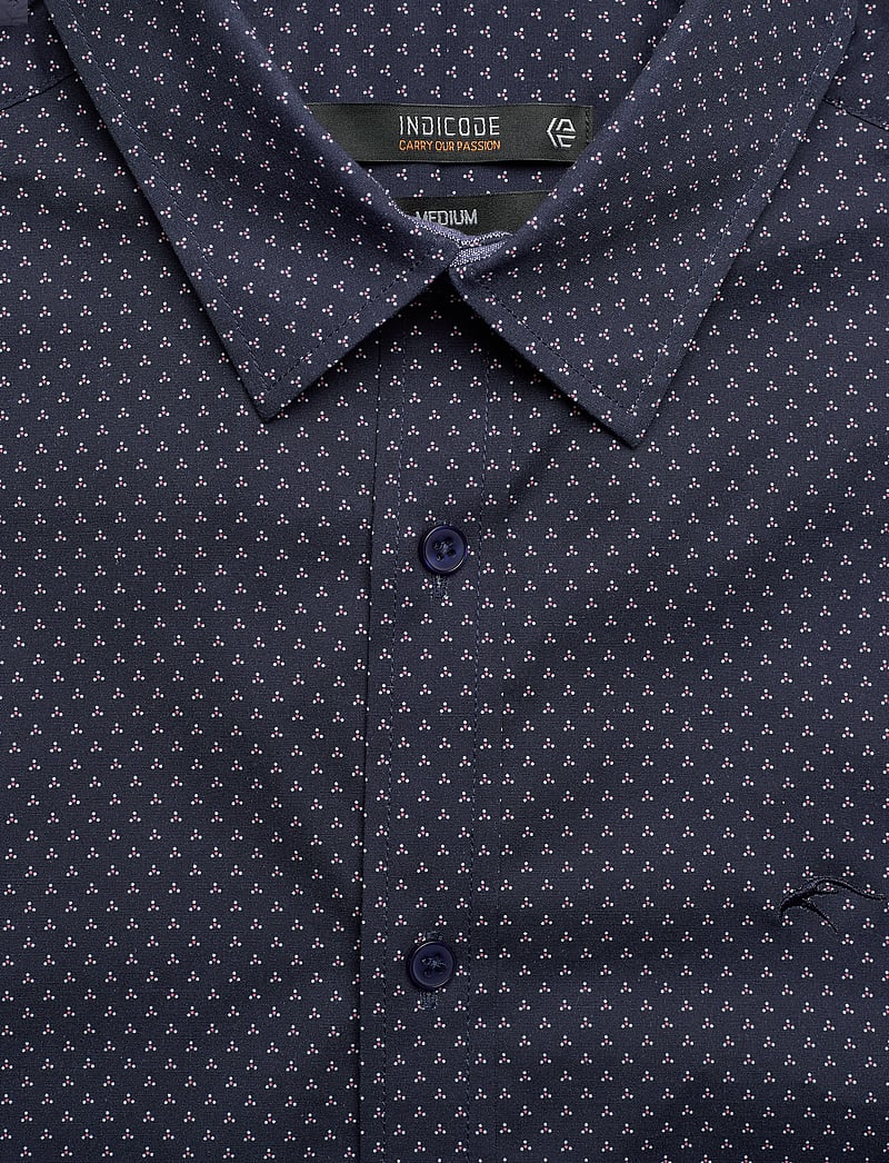 INDICODE - INWESSON - skjorter med mønster - navy - 2