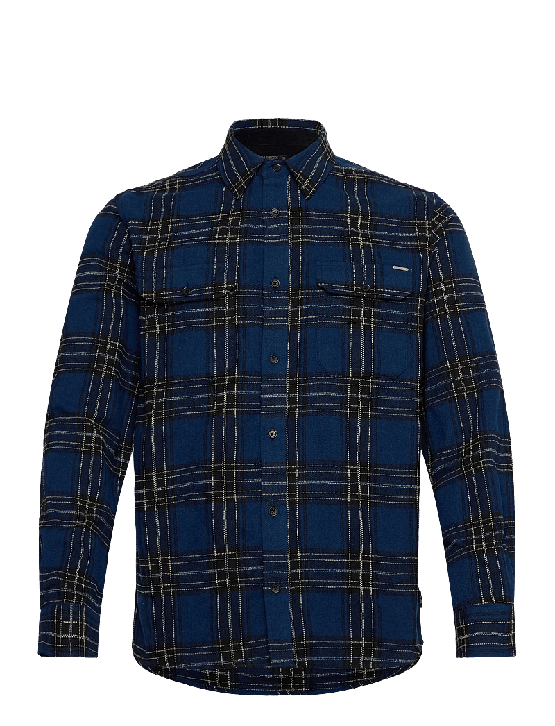 INDICODE - INCape - flanell-hemden - sapphire - 0