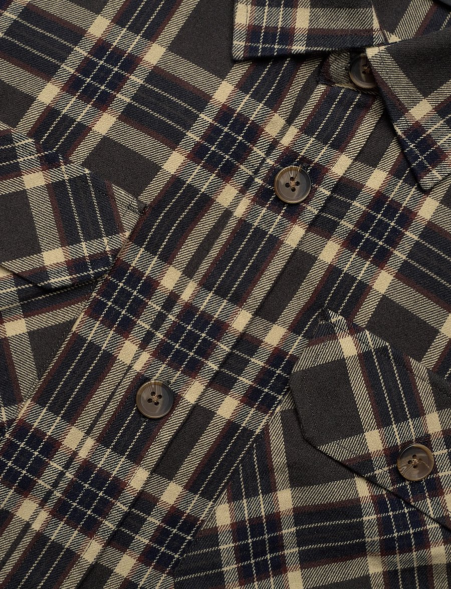 INDICODE - INLumber - flannel shirts - pewter - 3