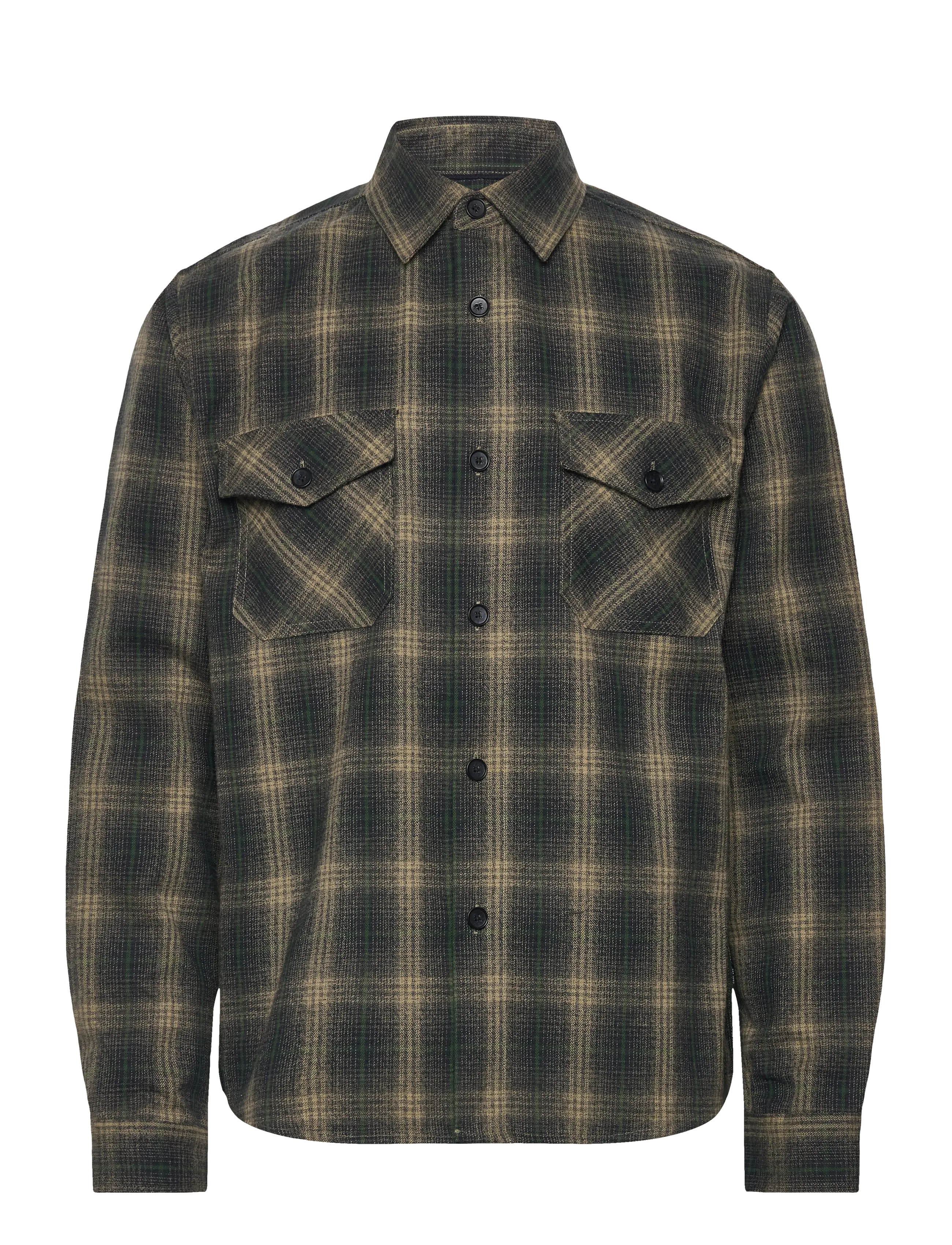 INDICODE Inalomo, Mænd, Ternet Overshirt, Grøn, Str: S