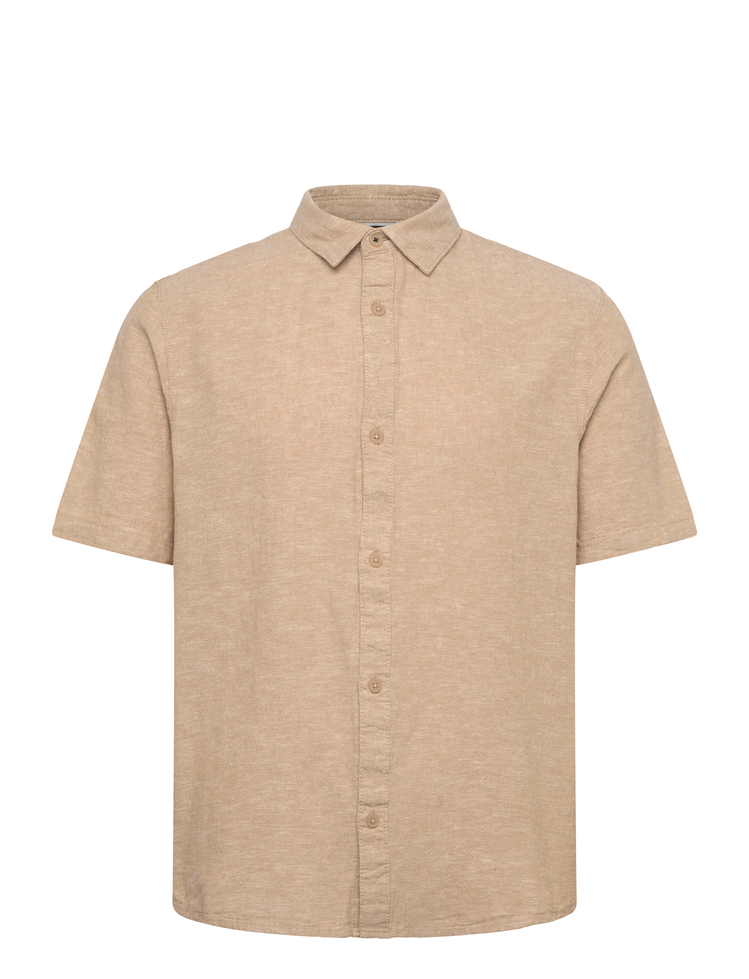 INDICODE INLeoni ss shirt - Short-sleeved shirts - CORNSTALK / beige