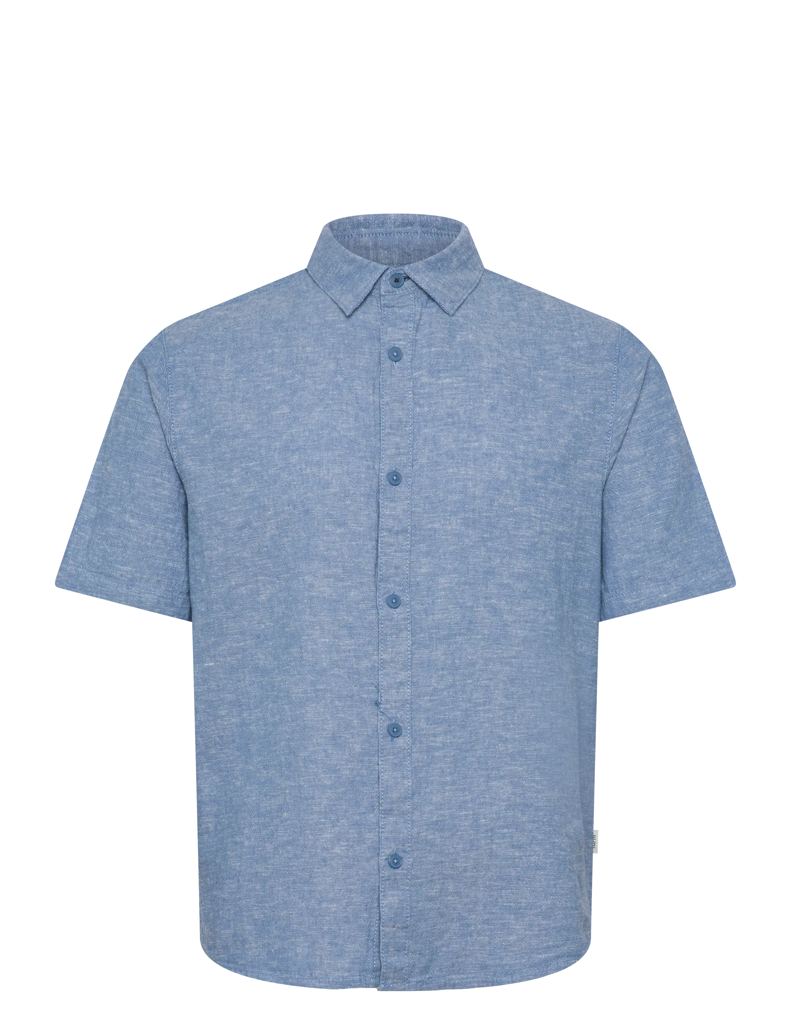INDICODE INLeoni ss shirt - Koszule lniane - PARISIAN BLUE / blue