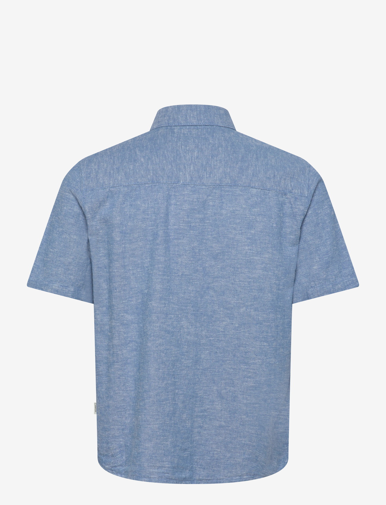 INDICODE - INLeoni ss shirt - hørskjorter - parisian blue - 1