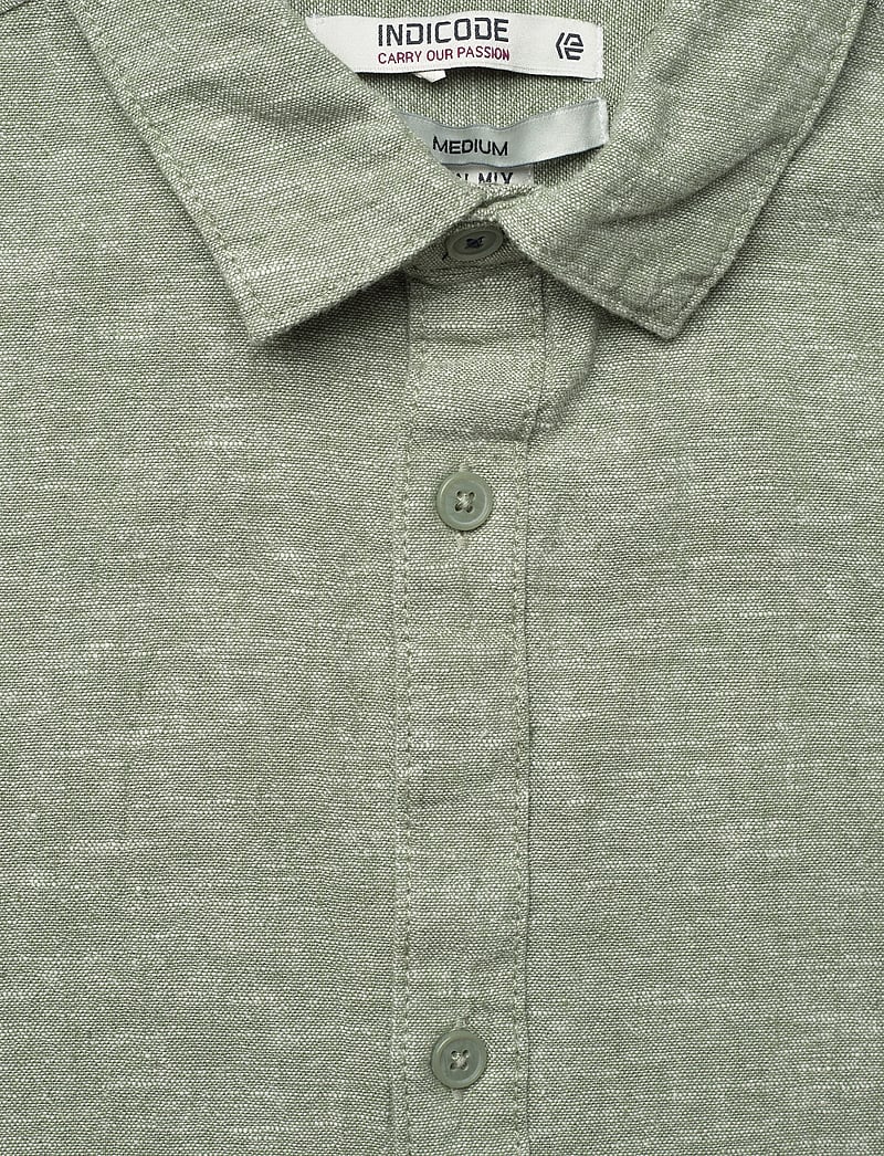 INDICODE - INLeoni ss shirt - linased särgid - sea spray - 2