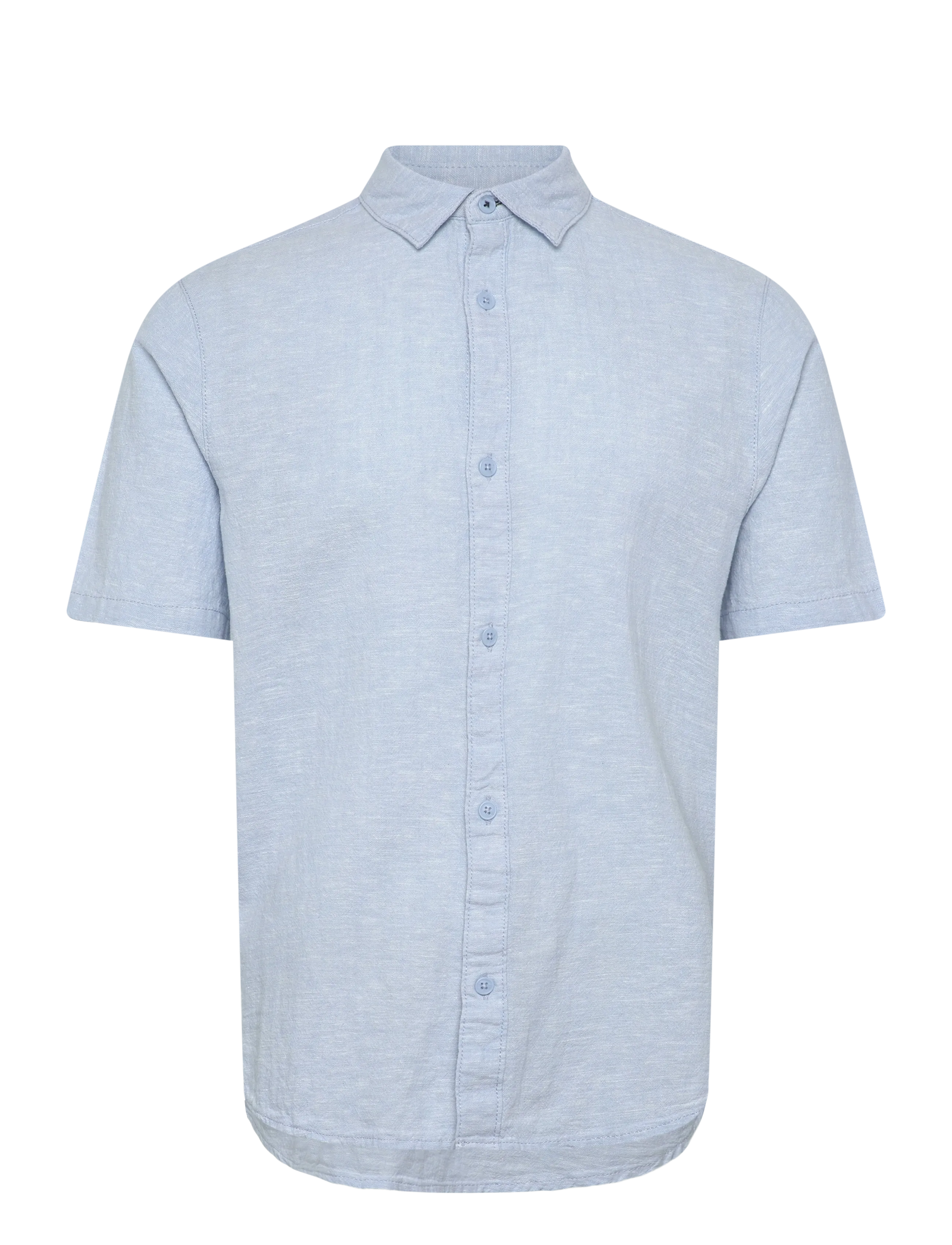 INDICODE INLeoni ss shirt - Koszule lniane - SKY WAY / blue