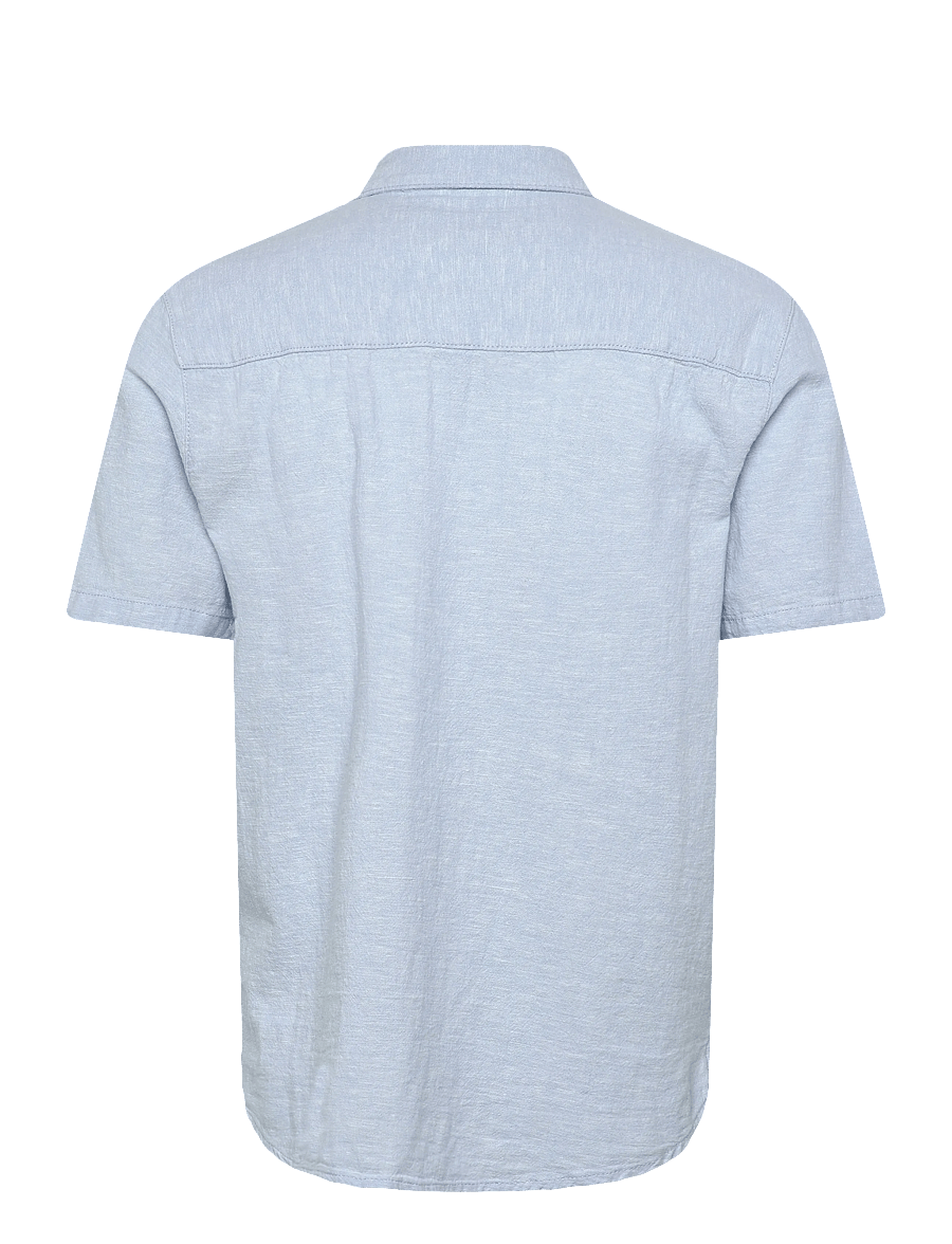 INDICODE - INLeoni ss shirt - hørskjorter - sky way - 2