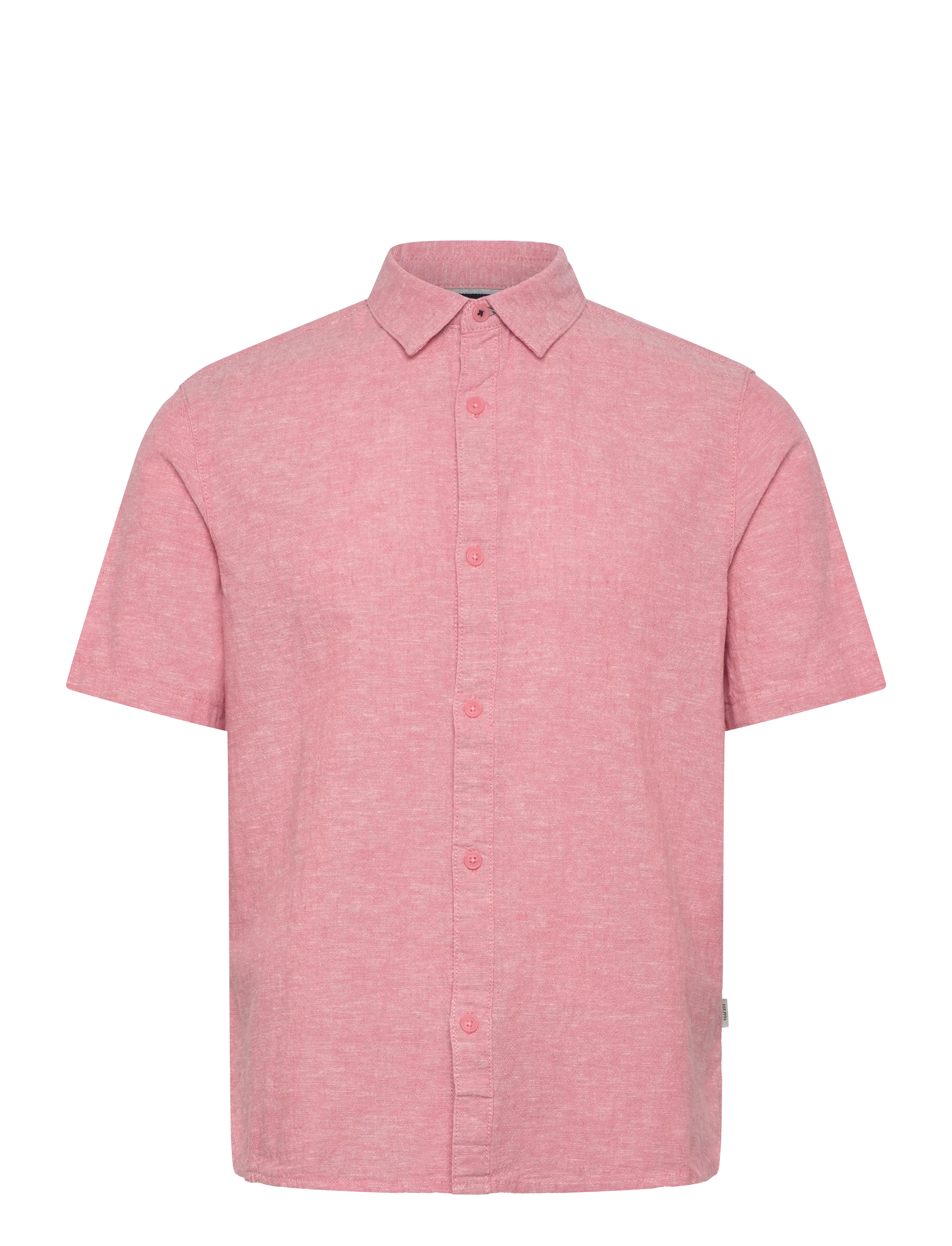 INDICODE INLeoni ss shirt - Koszule lniane - WILD ROSE / red