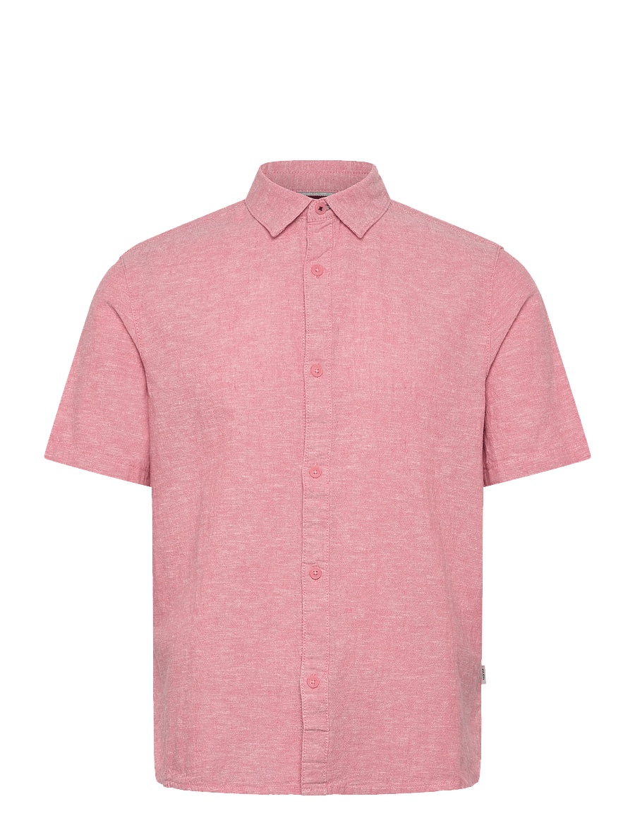 INDICODE - INLeoni ss shirt - leinenhemden - wild rose - 1