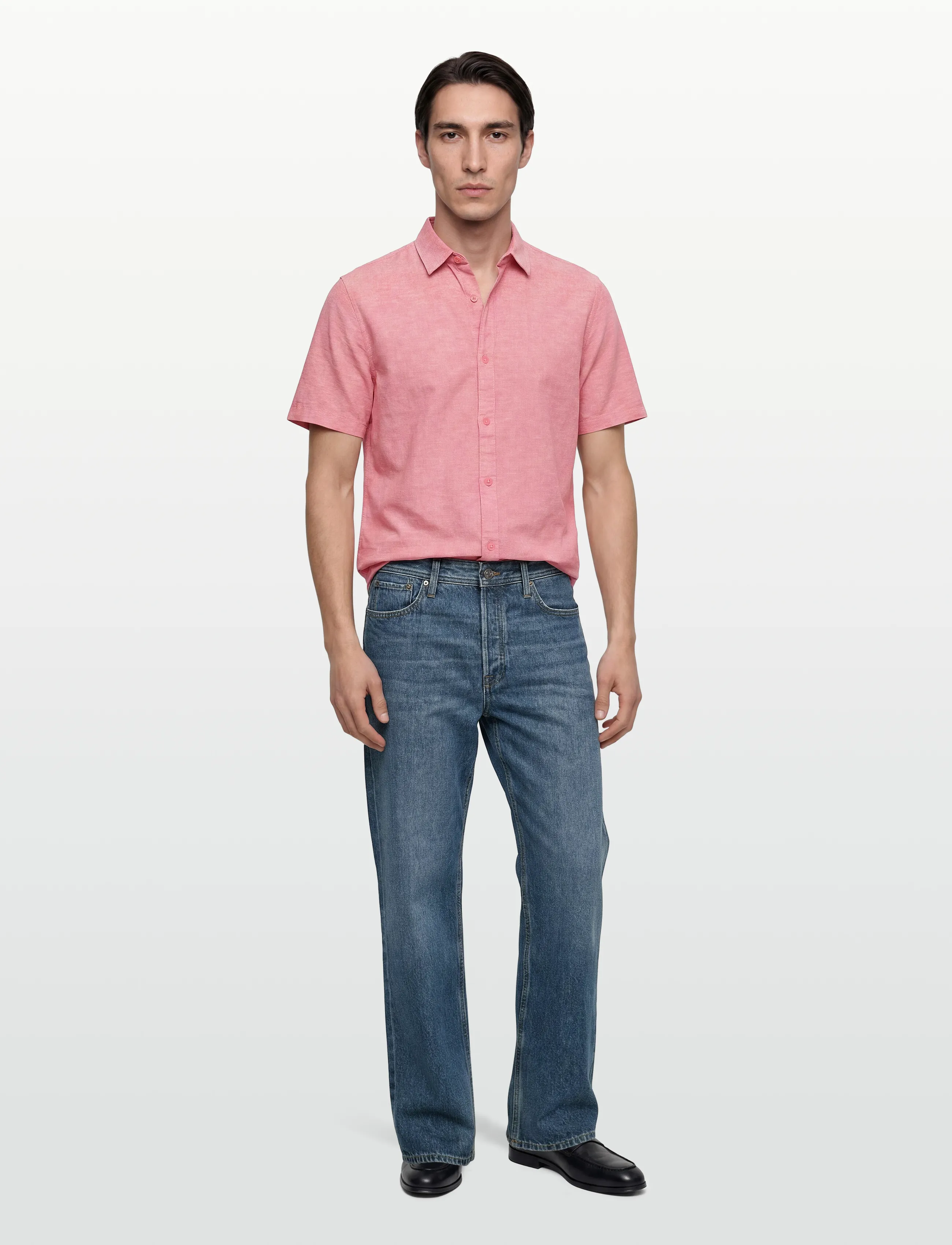 INDICODE INLeoni ss shirt - Kauluspaidat - WILD ROSE / red