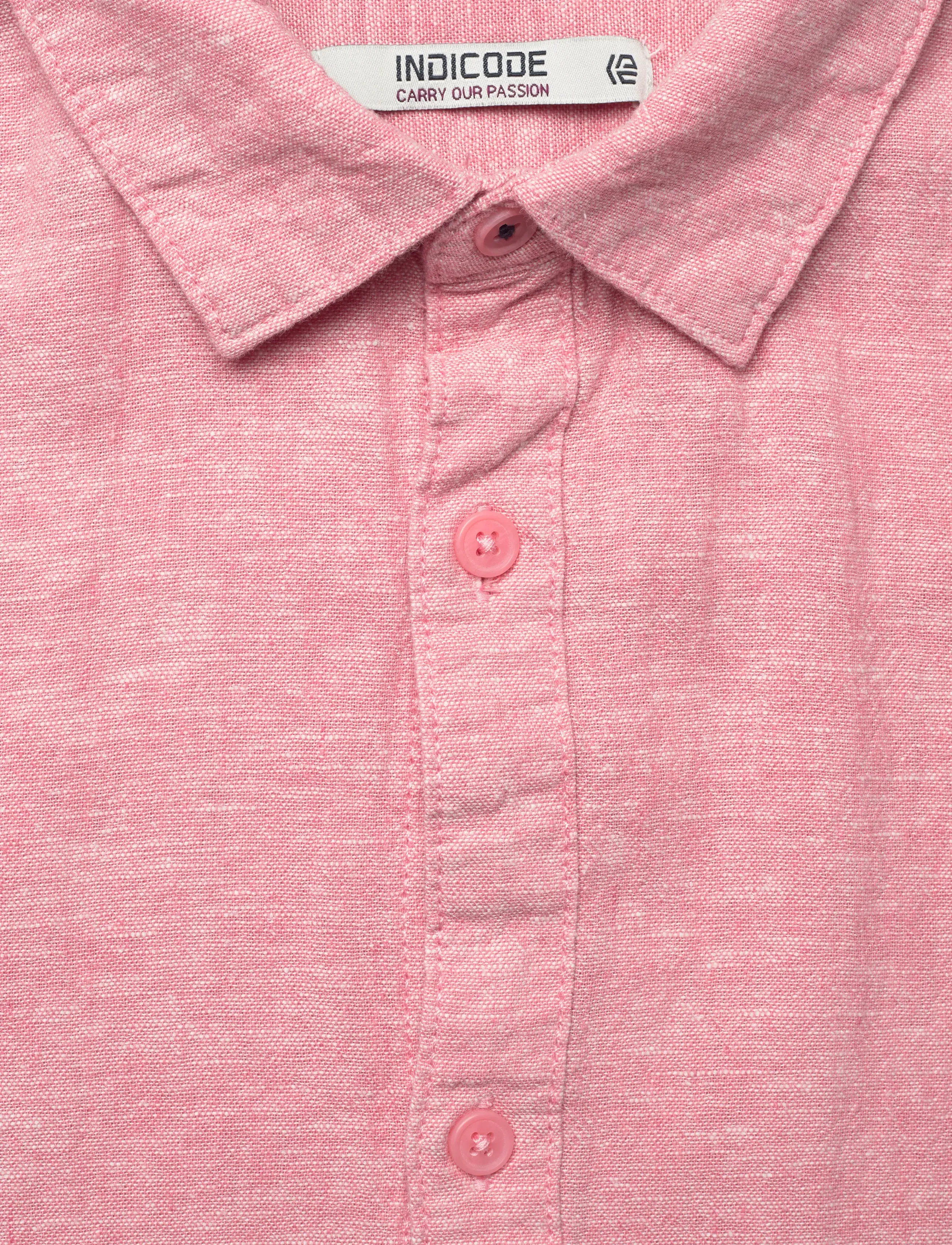 INDICODE - INLeoni ss shirt - laveste priser - wild rose - 5