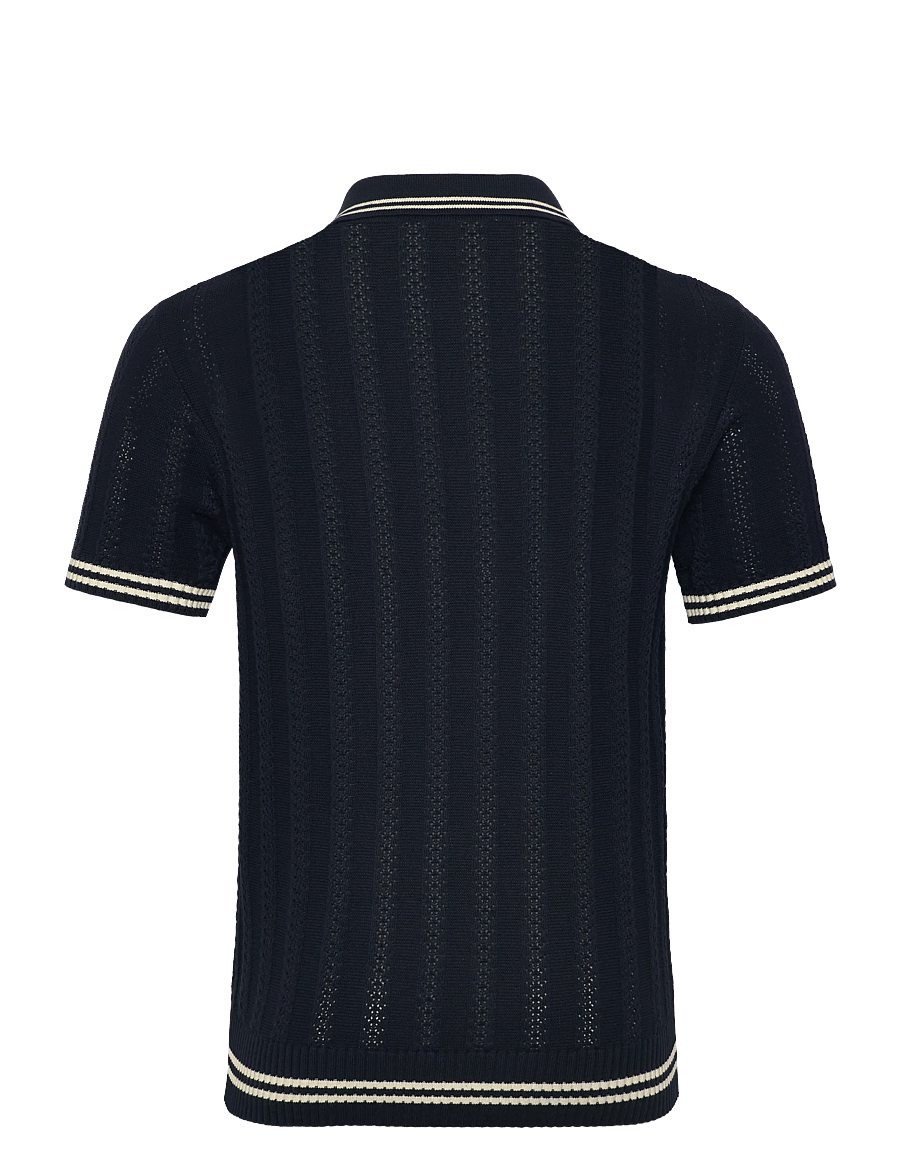 INDICODE - INLunn - gestrickte polohemden - sky captain - 2