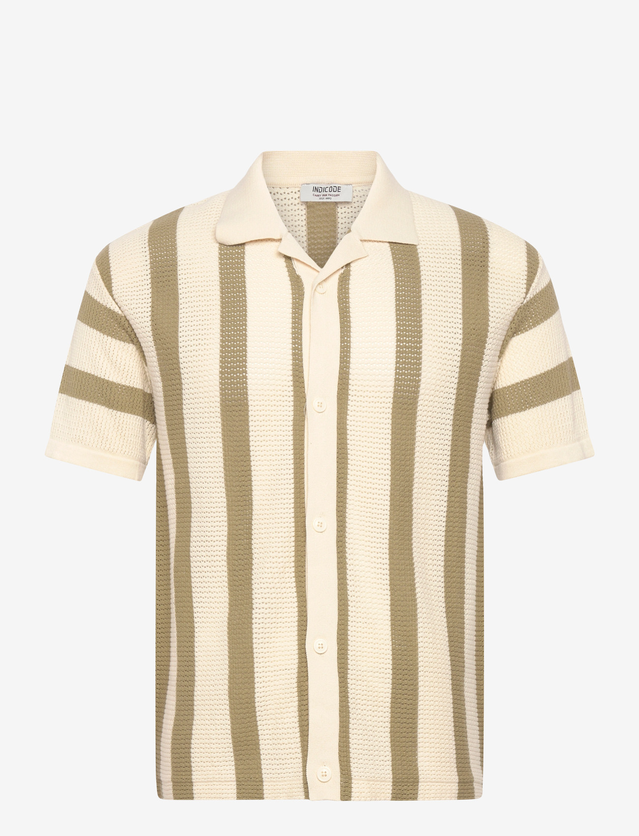 INDICODE - INKastor - knitted polos - dried herb - 0