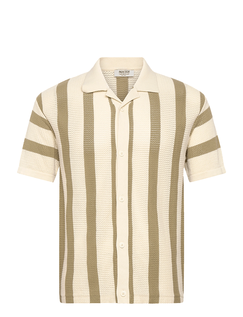 INDICODE - INKastor - knitted polos - dried herb - 0