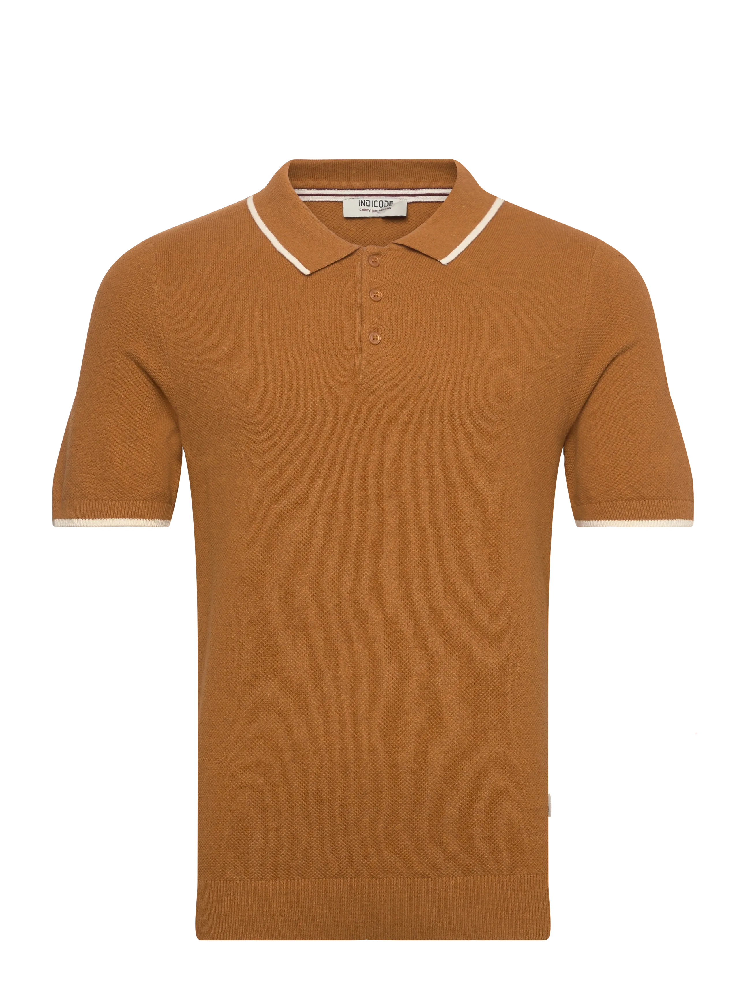 INDICODE INNomi Polo - Megztiniai - CAMEL / brown