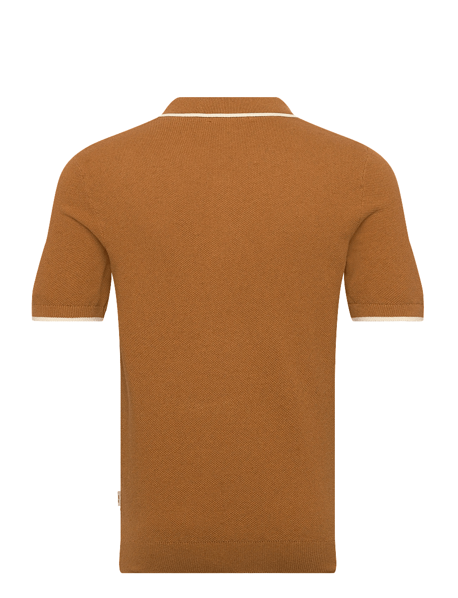 INDICODE - INNomi Polo - knitted polos - camel - 2