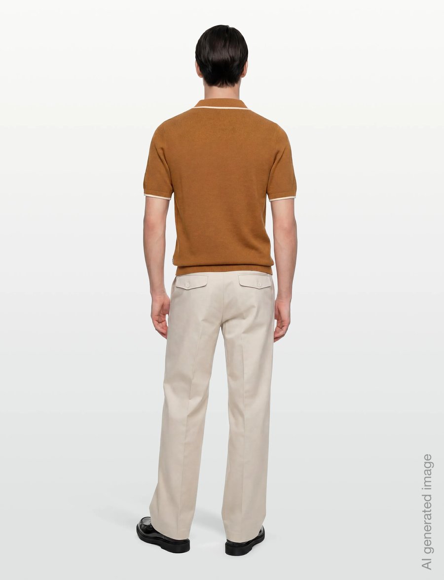 INDICODE - INNomi Polo - knitted polos - camel - 4