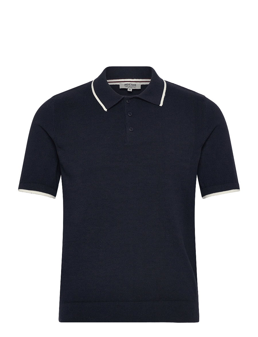 INDICODE - INNomi Polo - knitted polos - sky captain - 1