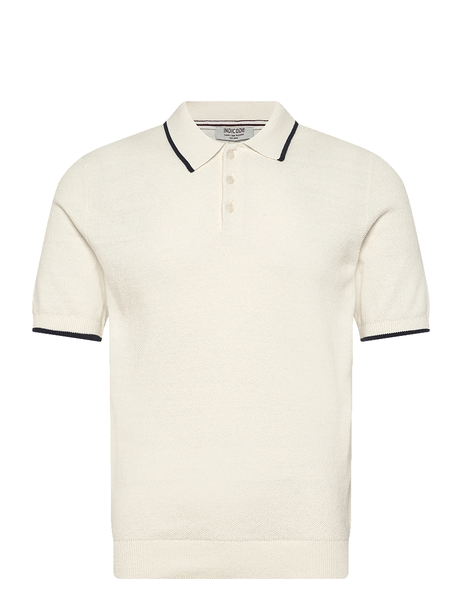 INDICODE - INNomi Polo - knitted polos - vanilla ice - 1