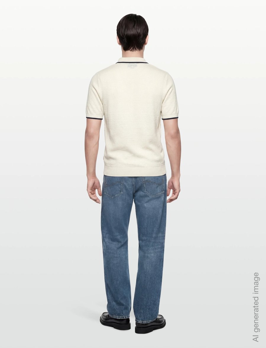 INDICODE - INNomi Polo - knitted polos - vanilla ice - 4